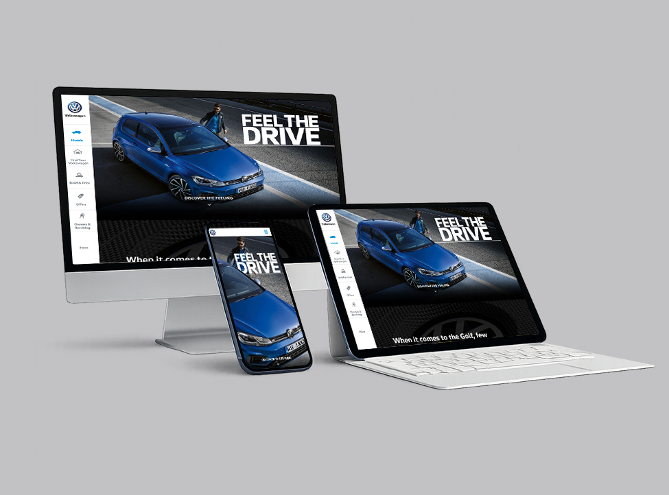 Volkswagen Golf R Test Drive Booking Experience UI/UX Design